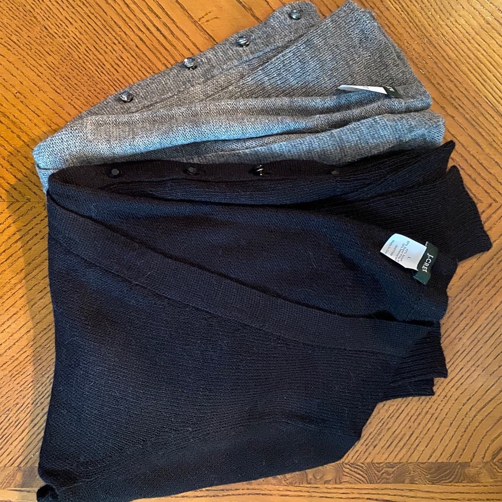 J. Crew Cardigans - Black and Gray